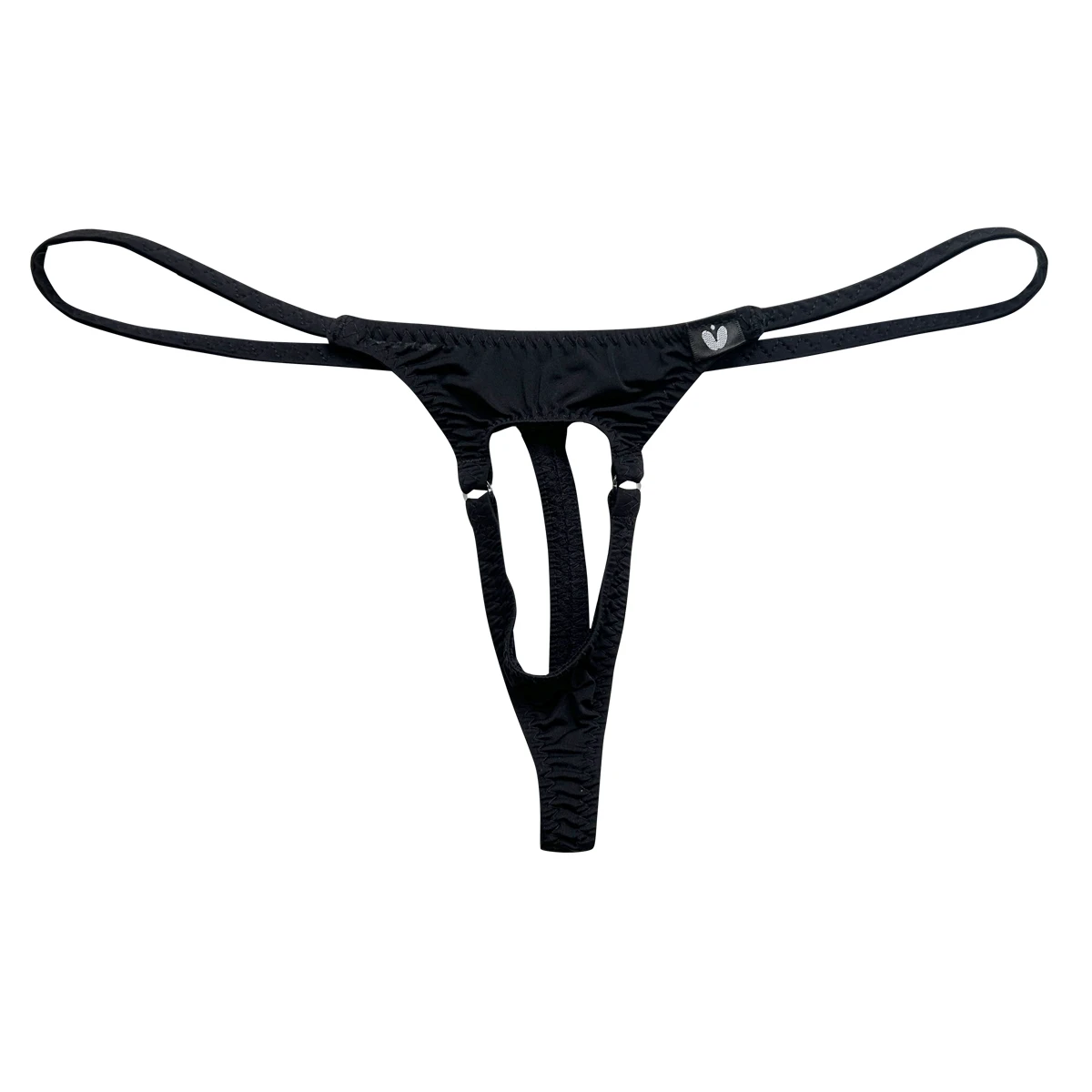 No Cover Men's Underwar Hollow Out Undies With Ice Silk Thin Design Pure Desire Low Waist Sexy Men's Bed Elastic Thongs