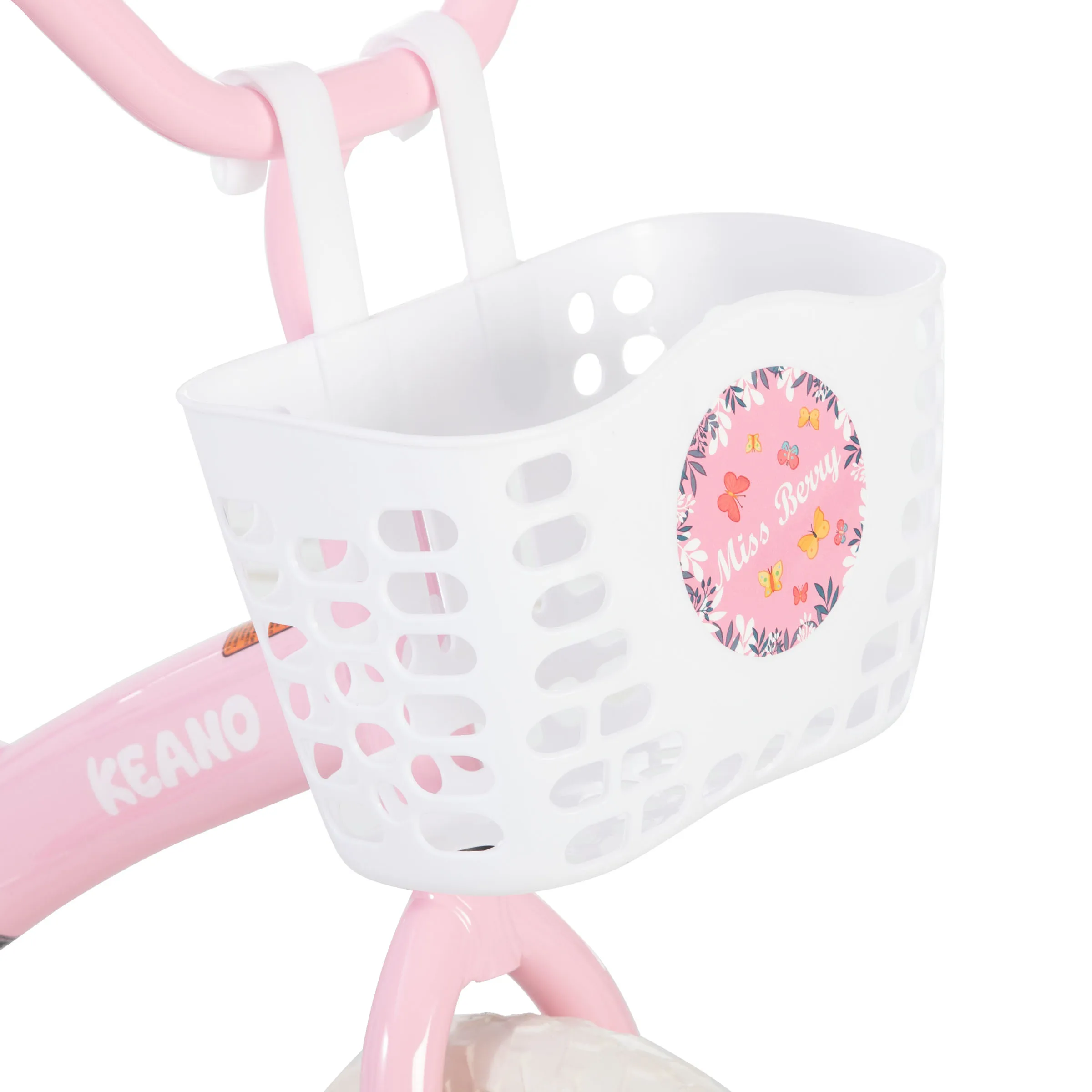 دراجة أطفال KEANO 10 مقاس 12 بوصة للأولاد والبنات من عمر 1 إلى 4 سنوات، دراجة للأطفال الصغار مع عجلات وسلة تدريب، مقبض دفع الوالدين