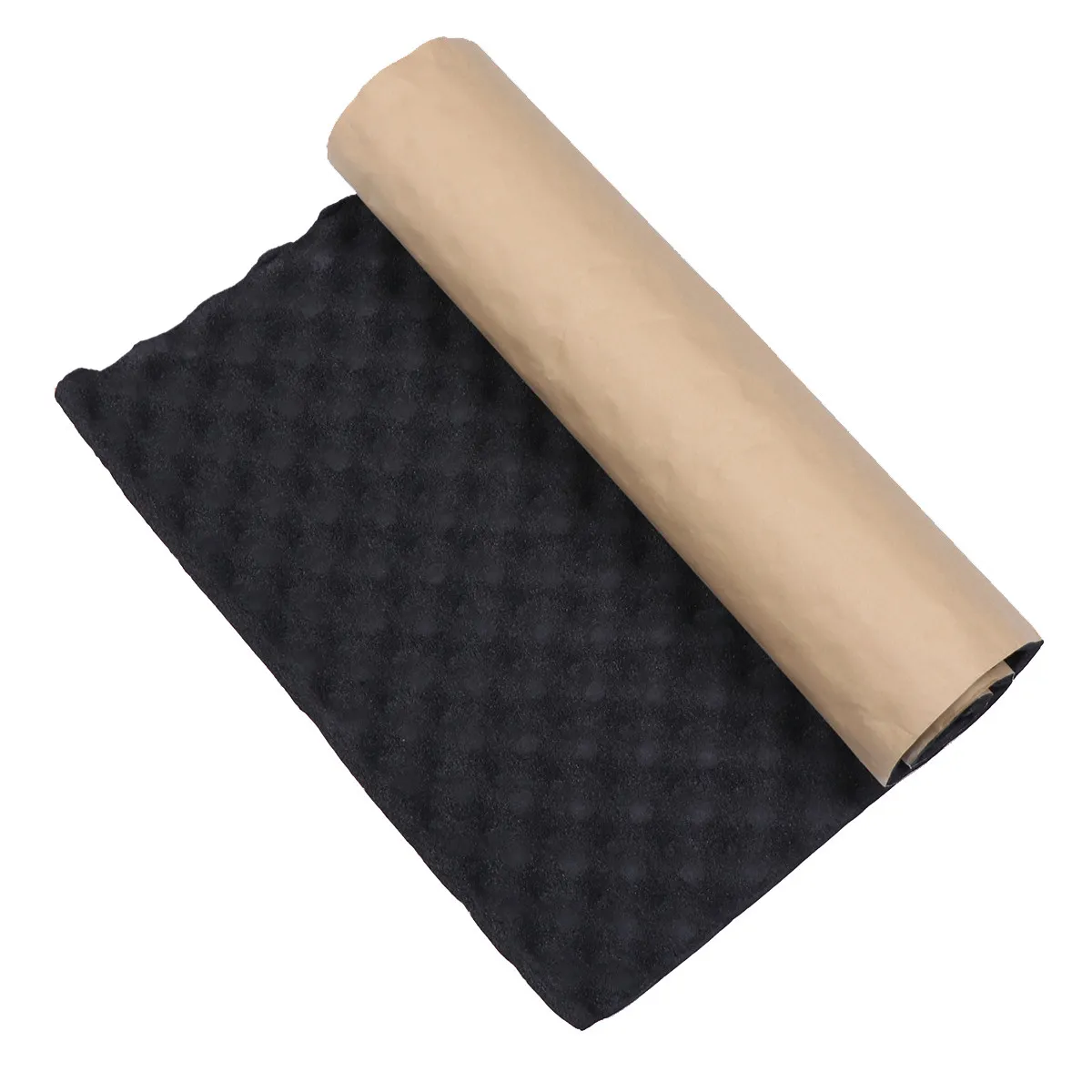 1Pcs 2Cm High Density Soundproof Foam Pad for Vehicle Sound Absorption Insulation Deadening DIY Installation Noise Cancelling