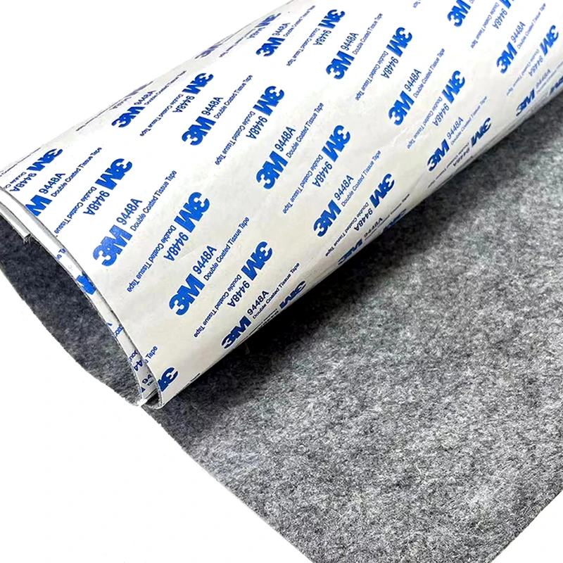 Felt Cloth Adhesive Non-woven Fabric 3mm Thickness for Car Trunk Mat Furniture Wall Decoration Self-adhesive Flannel Fabrics