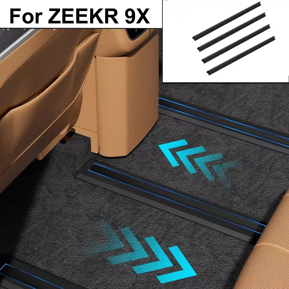 

Middle Row Seat Track Sealing Strip Sliding Rail Dust Strip Interior Modification Accessories Fit For ZEEKR 9X 2025 2026