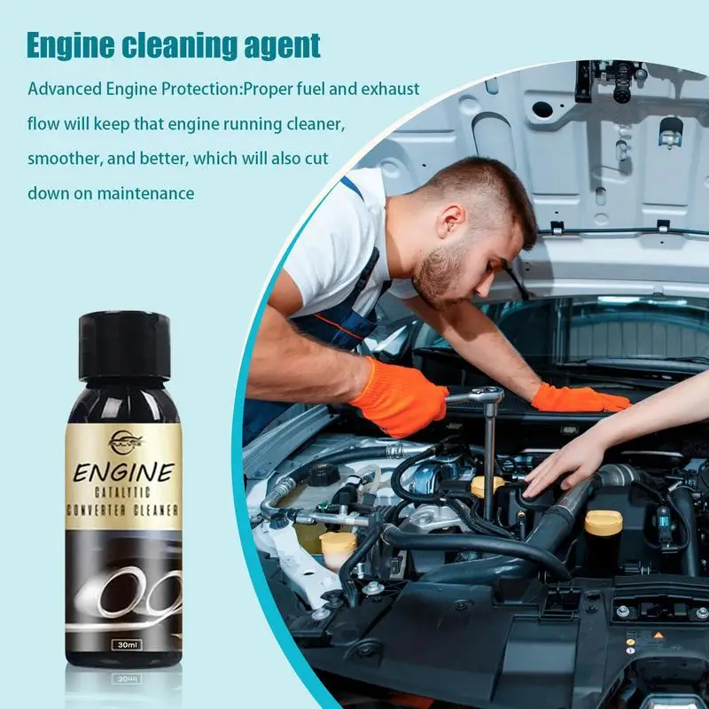 30ML Automotive Car Engine Catalytic Converter Cleaner Car Additive Multipurpose Carbon Deposit Remove Car Engine Cleaner