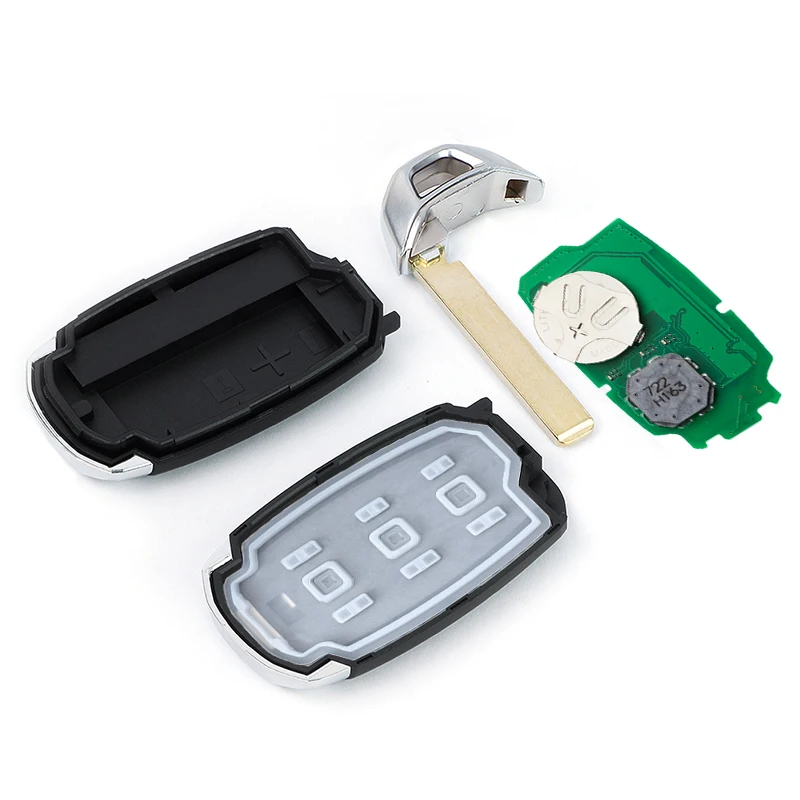 KEYECU 434MHz 6A 칩 P/N: 95440-AA300 FCC ID: MBEC3FOB2004 키리스 고 스마트 리모컨 키 포브 현대 엘란트라 2021 2022 2023용