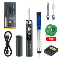 USB soldering iron 5V 8W with lithium battery Portable Repair Welding Tools Electric Solder Iron Soldering station solder Wire