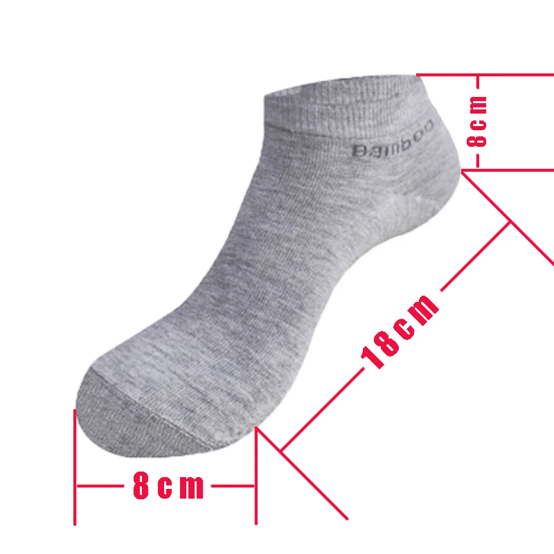 5/10Pairs Hohe Qualität Bambus Faser Socken Business Atmungsaktive Ankle Socken Casual Bequeme Männer Und Frauen Kurze Socken größe 38-44 – Detail 1