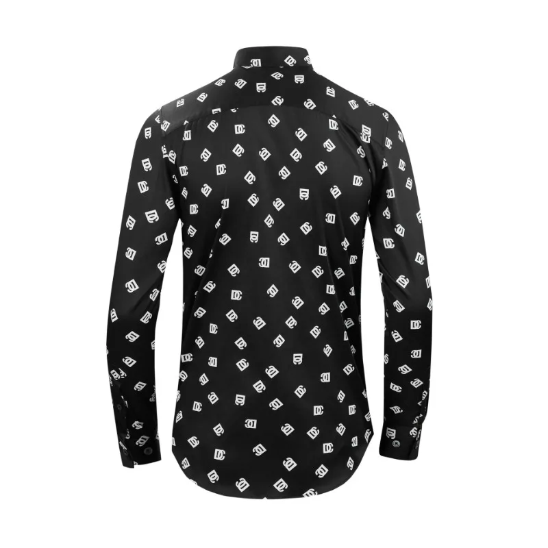 2024 Autumn/Winter DC Digital Printed Cotton New Stock Long sleeved Shirts Men's Top Fashion