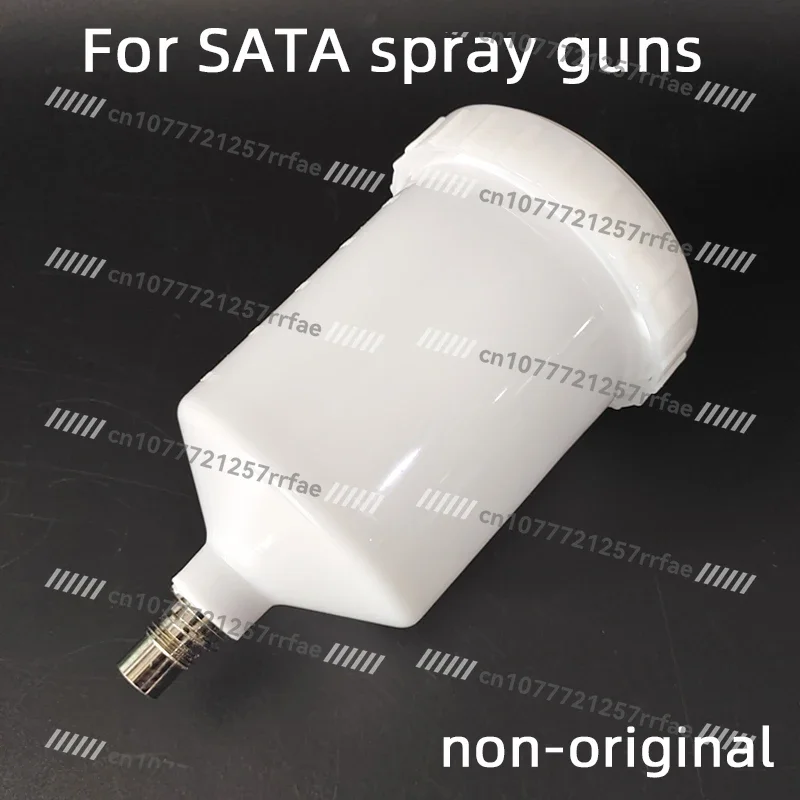 Cup Connector Jet Paint Sprayer 600Ml White Plastic Hvlp Paint Cup Pot Accessories