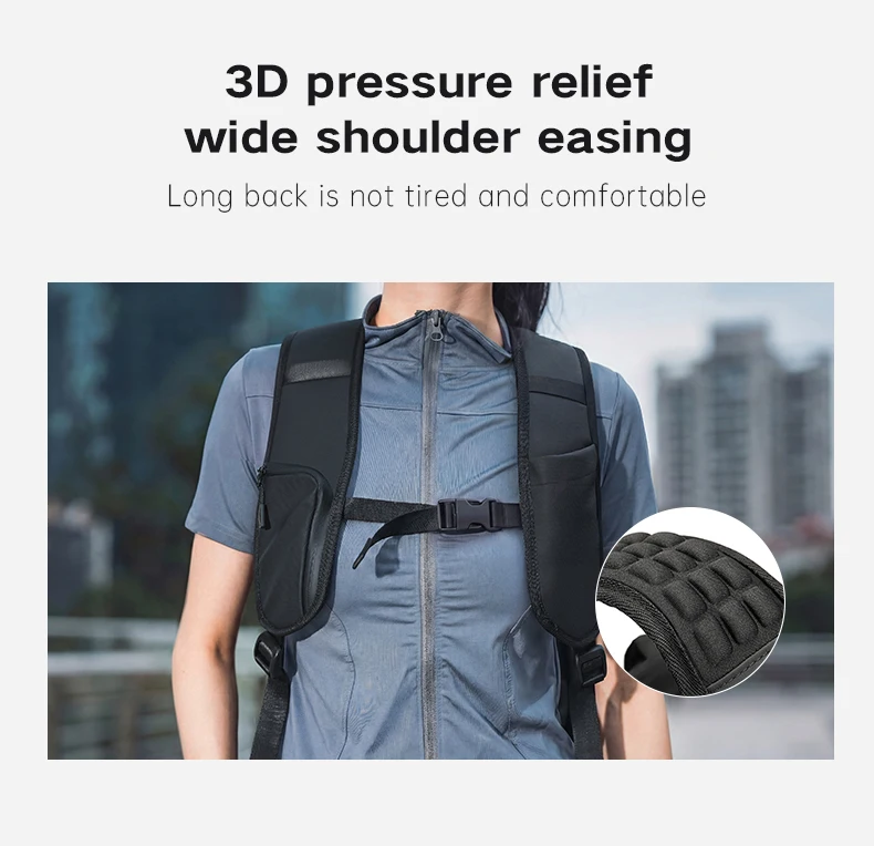 TANGCOOL Convertible Detachable Pocket Backpack Fits 17.3 Inch Notebook Waterproof Ventilated Back Panel Travel Luggage Bag