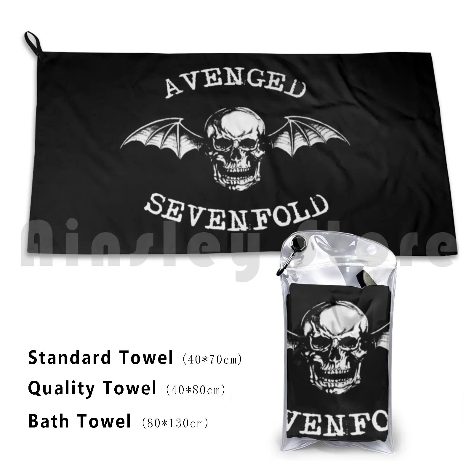 A Beach Towel Quick Dry Quality Towel Rock Avenged Metal Sevenfold A7x Shadows Synyster Gates Zacky Vengeance Rev