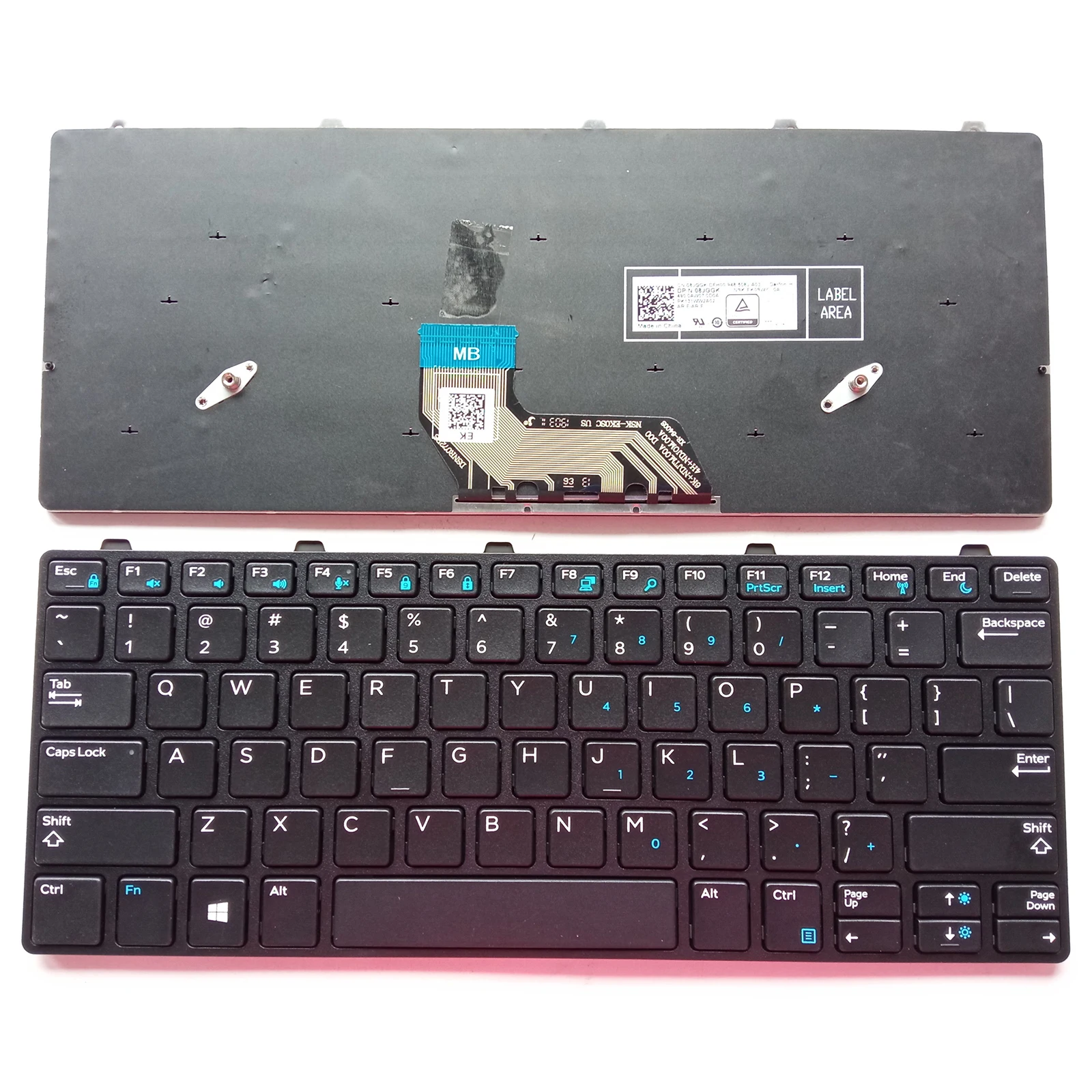 

US for Dell Latitude 13 E3300 3180 3189 3190 3300 3310 3380 P26T P95G laptop keyboard