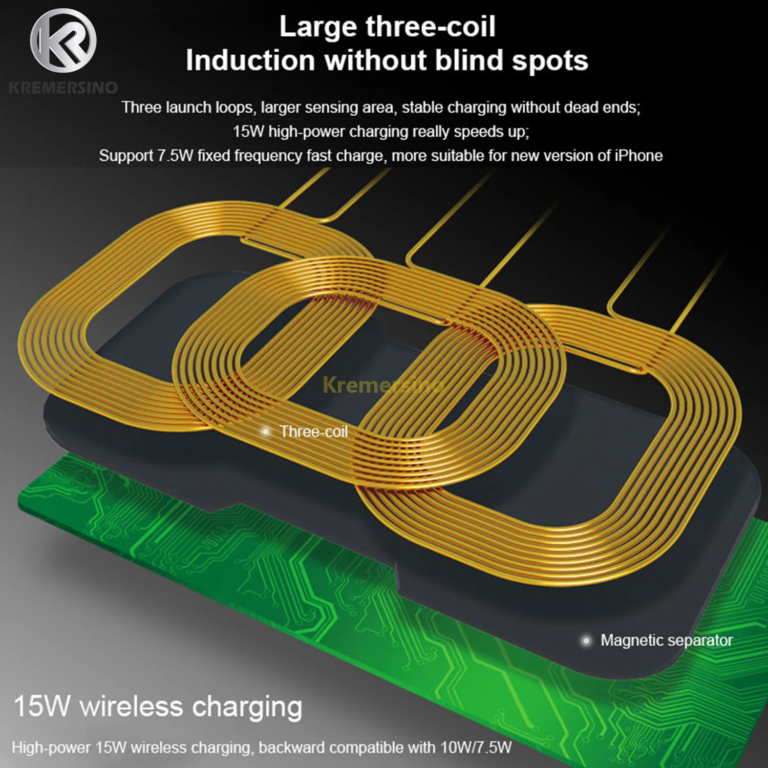 For Volkswagen lD4C/Passat/T-ROC/Talagon/Phideon Car QI Wireless Charger 15W Fast Charge Custom Car Phone Holder