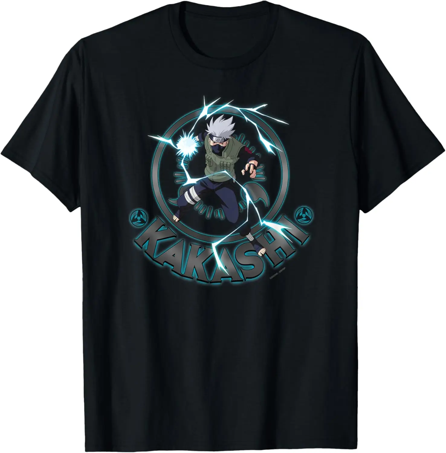 

MINISO X Naruto Shippuden Kakashi Lighting Circle T-Shirt