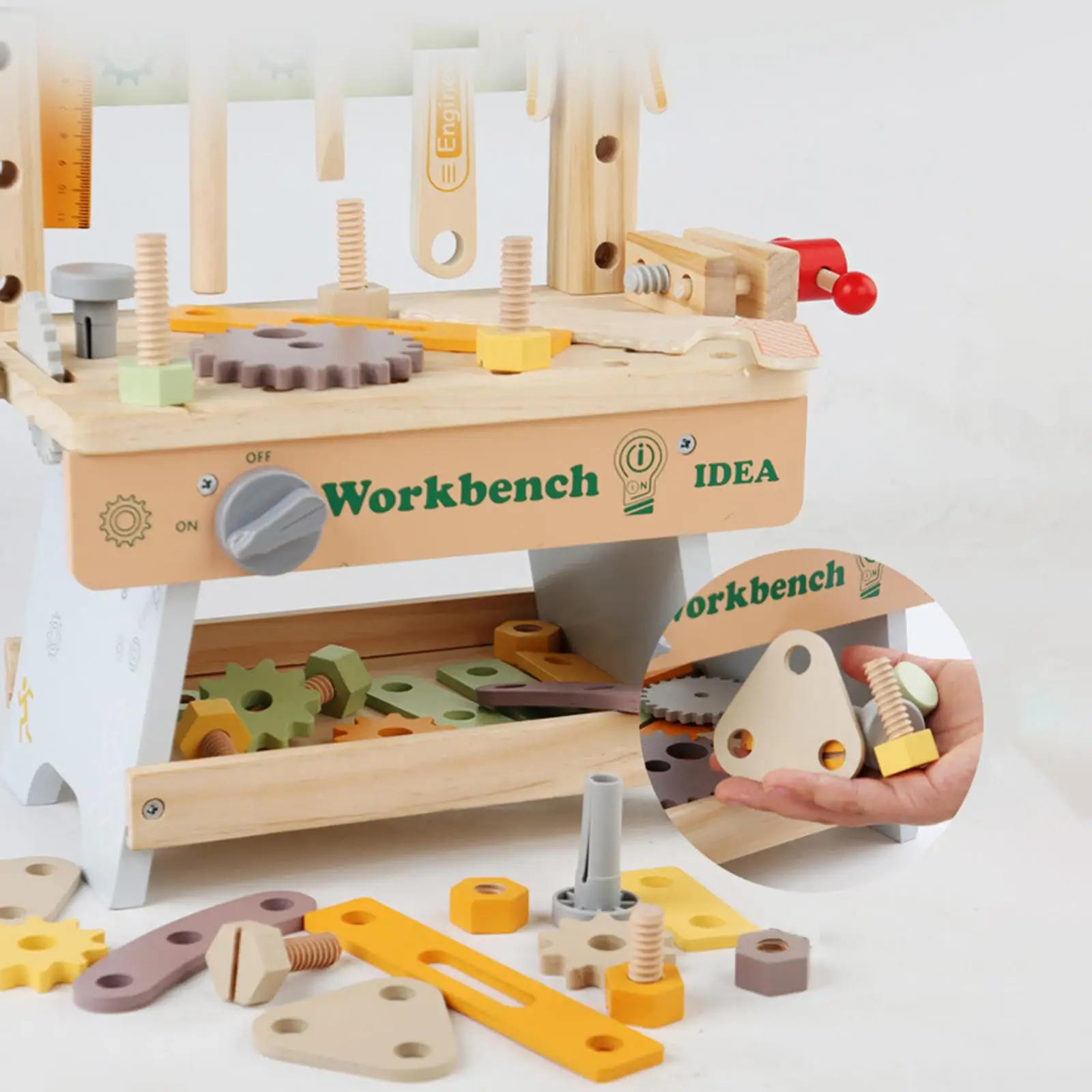 Banc à outils pour enfants, jouet d'assemblage de vis et d'écrous pour enfants, filles et garçons