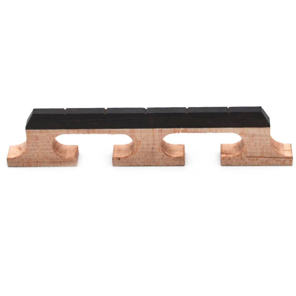 

2 Pcs Accessories Banjo Replacement Bridge Saddle Musical Instrument Supply Wood Durable Parts