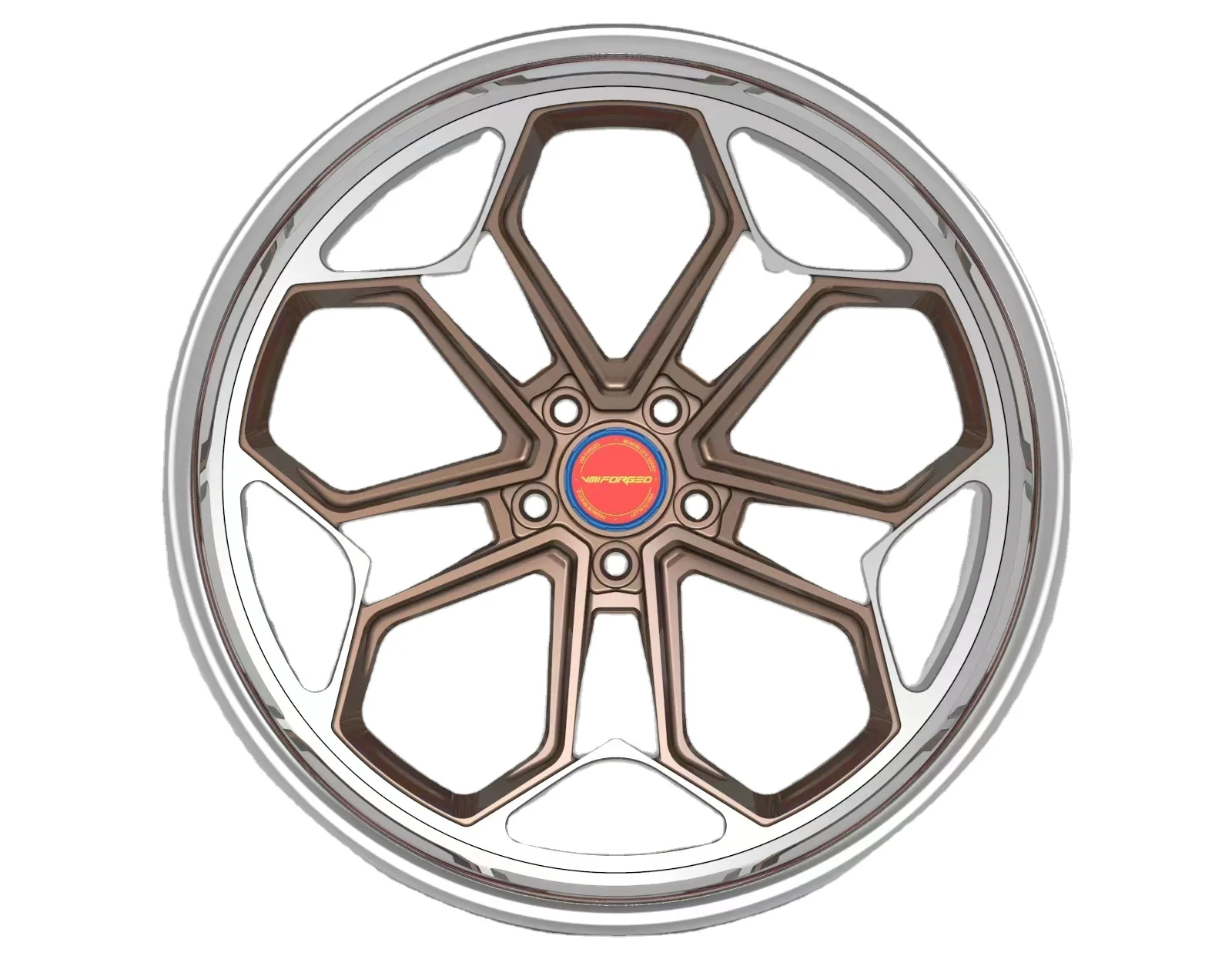 

New Type Car Alloy Good Price 12 "- 32" Cheap Two Piece Forged Wheels