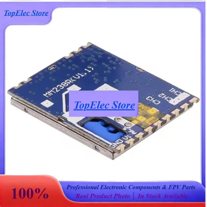 Topess1PC MM238RW Receiver 4.9G 5.8G 6G FPV Image Transmission VRX Module 0.7~2.2V RSSI Output SPI High Sensitivity Replacement