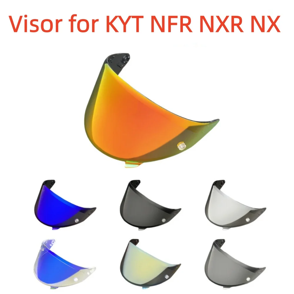 NFR TT Full Face Helmet Visor Shield Lens Compatible with NXR NX KYT Motorcycle Accessories Safety Gear for Riders