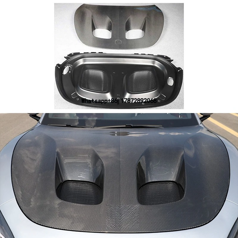 

Carbon Fiber Engine Hood for SU7 Pro/Max/Ultra New Condition Bolt-On Installation Black Color