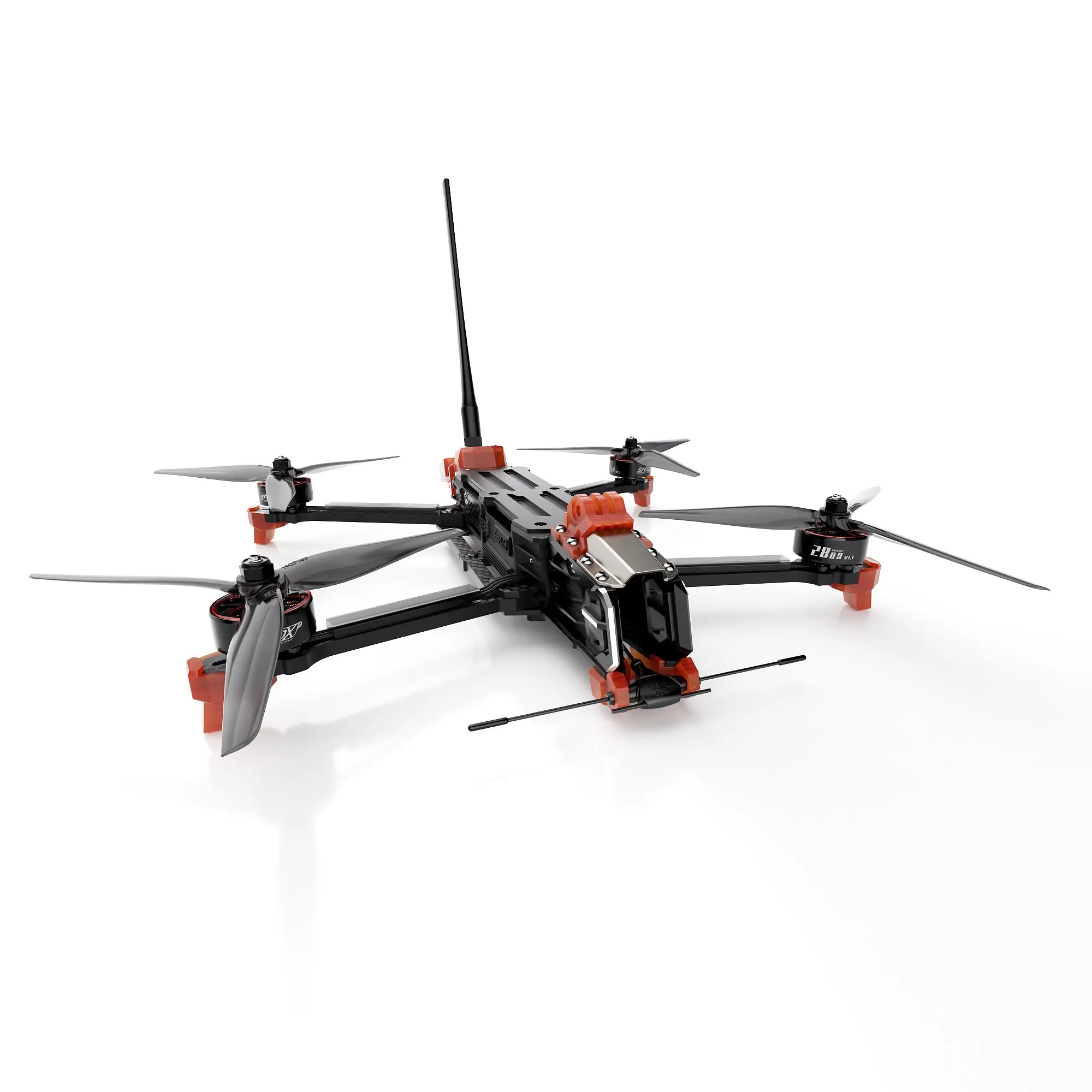 GEPRC MOZ7 V2 التناظرية / WTFPV FPV GPS 7 بوصة أجهزة الاستقبال عن بعد طويلة المدى بدون طيار 1450KV V1.1 ELRS915M/2.4G Gemx ثنائي النطاق تلقي