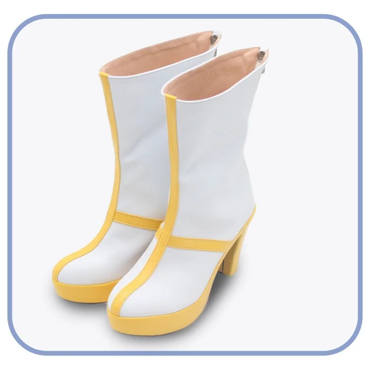 Ariel Kisaki Cosplay Shoes Anime 2.5 Dimensional Seduction Cosplay Props Halloween Carnival Boots PU Shoes Custom Made