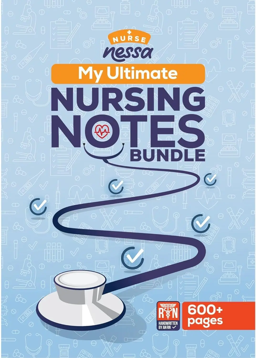 

Комплексные конспекты по сестринскому делу - более 600 страниц, написанные от руки, для успешной сдачи NCLEX, чтобы сдать экзамены на отлично.