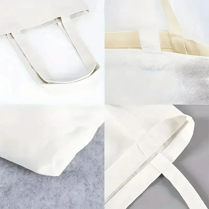 المرأة قماش حمل حقيبة كتف عيد ميلاد سعيد سنة جديدة سعيدة جرس ندفة الثلج إكليل الرنة نمط احتفالي حقيبة يد للسيدات #5