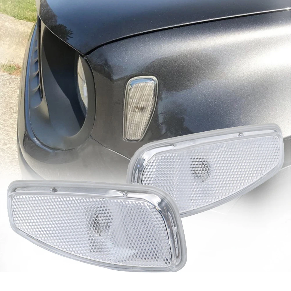 68256049AA 1 Pair 12V Left & Right Front LED Side Marker Fender Light Turn Signal Indicator Lamp Fit for Jeep Renegade 2014-2022