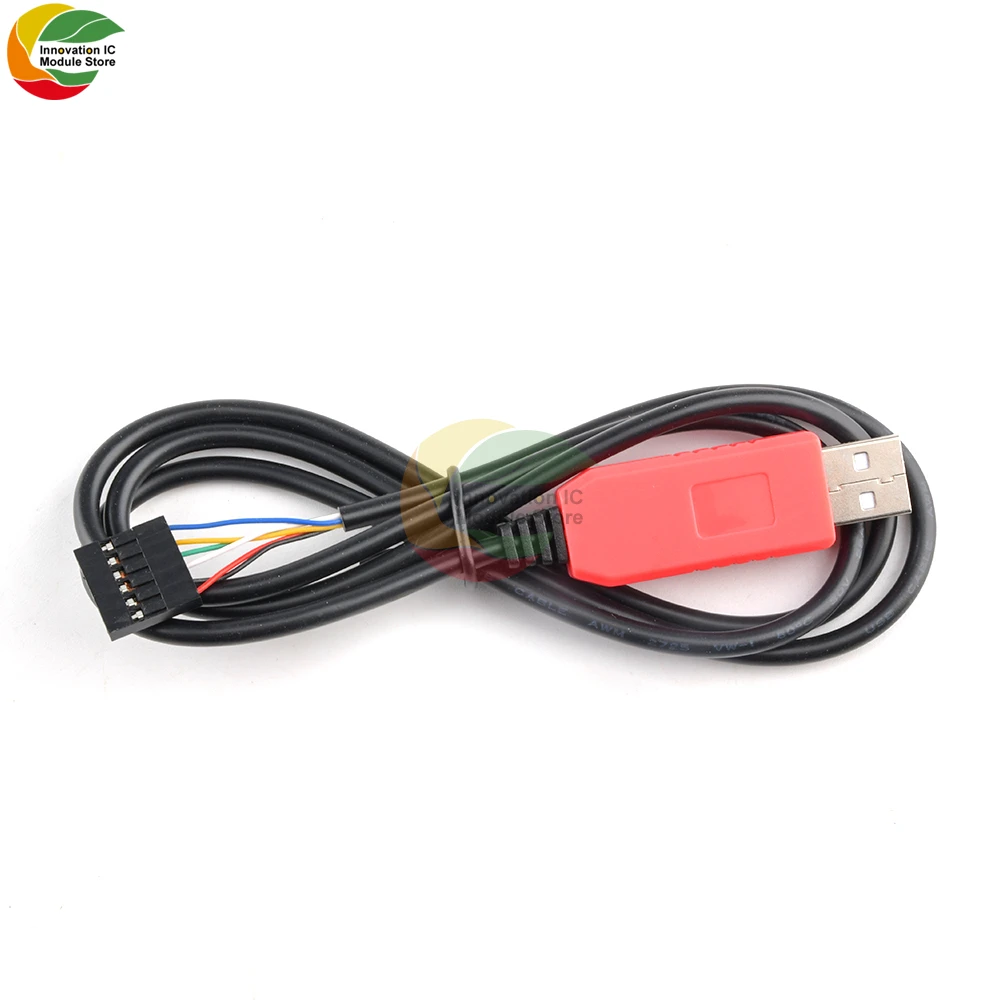 Ziqqucu 6-pin PL2303HXD USB to RS232 TTL Conversion Serial Cable Module, Suitable for Win XP VISTA 7 8 Android OTG PL2303 HXD