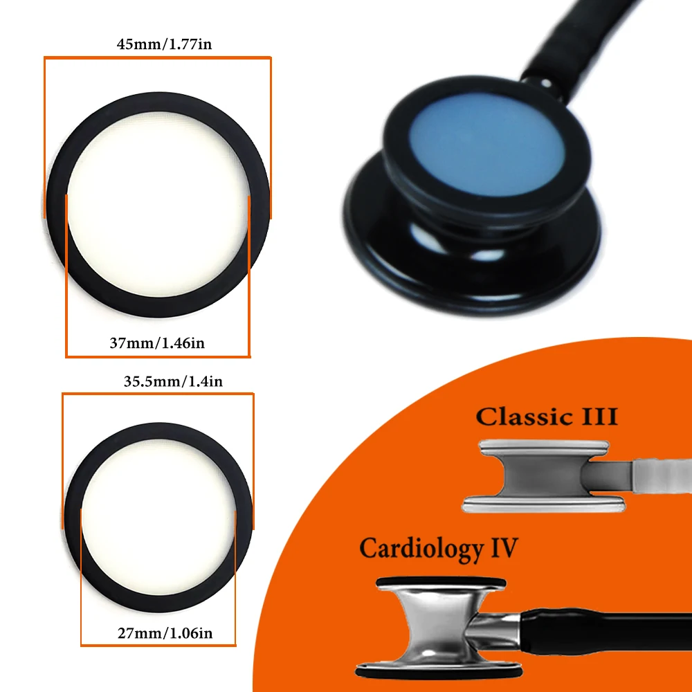 Past op Classic III (3) en Cardiology IV Stethoscopen, Compatibel met Littmann en andere Stethoscoop accessoires