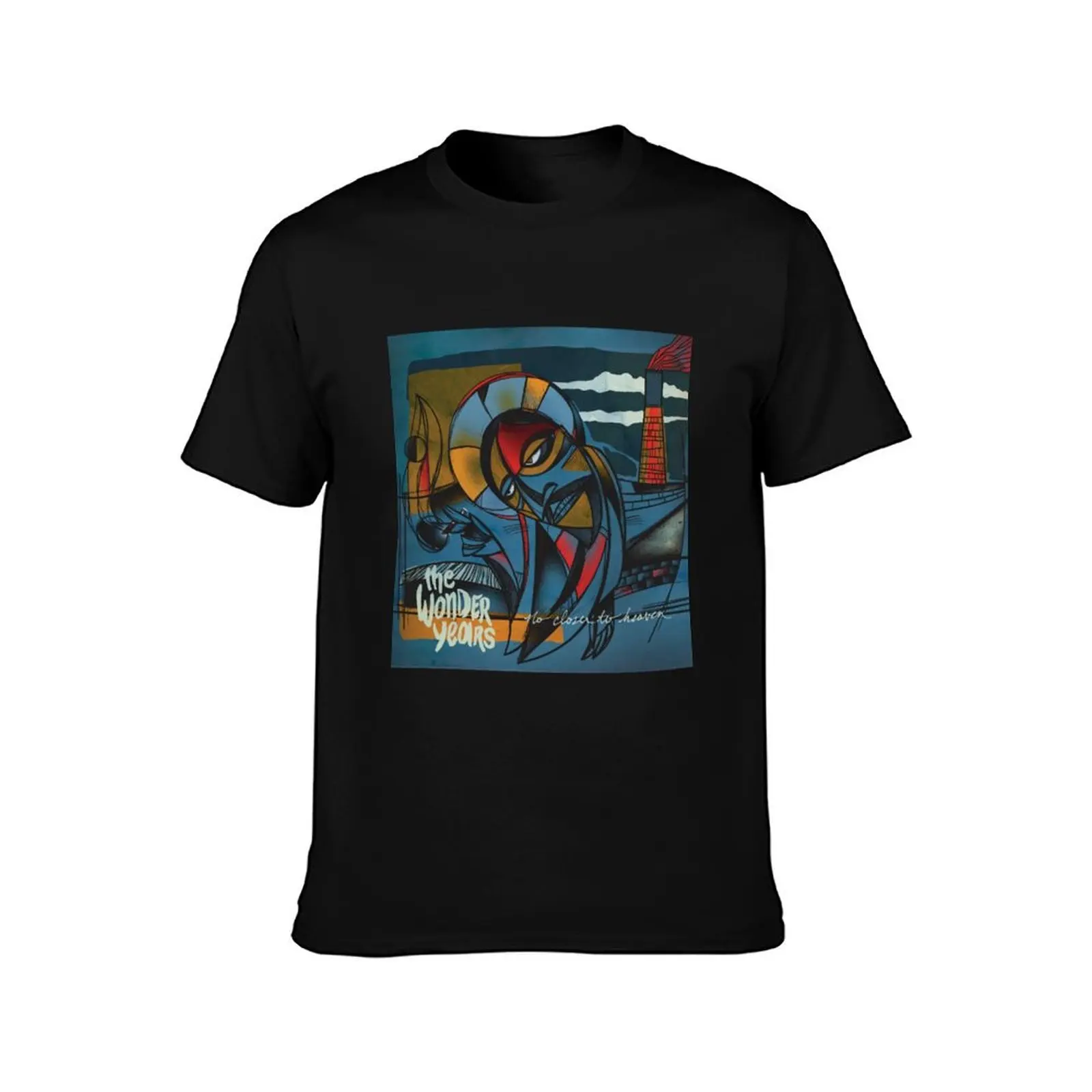 The Wonder Years - No Closer to Heaven T-Shirt Light Athletic Short Sleeve Tee Shirt
