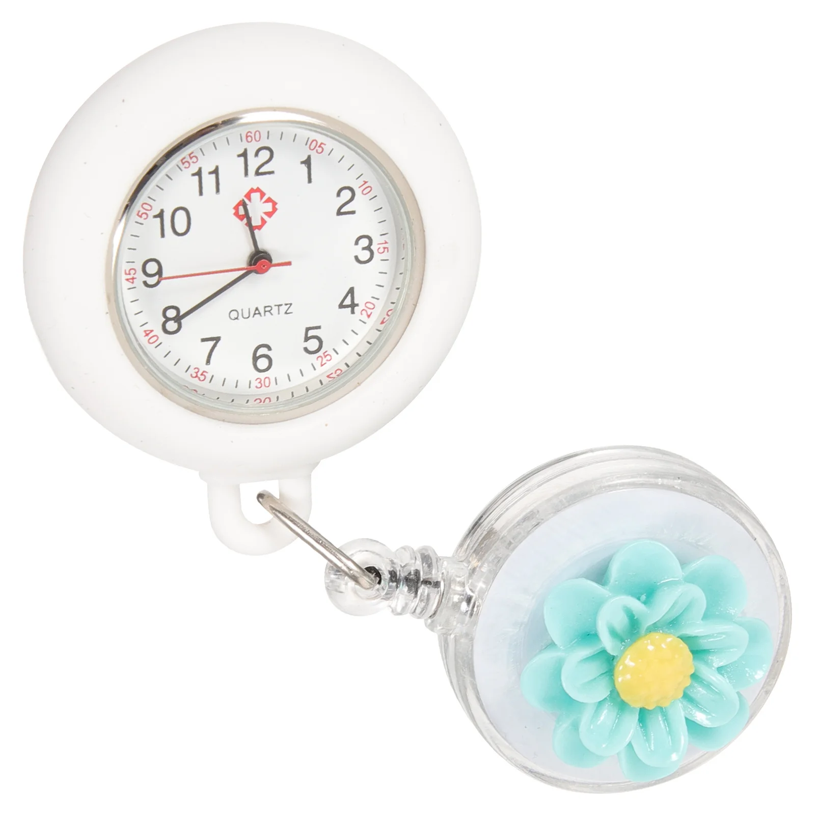 

Nurse Watch Retractable Durable Clip on Watch for Medical Nurses Doctors Nursing Use Fob Watches for Nurses