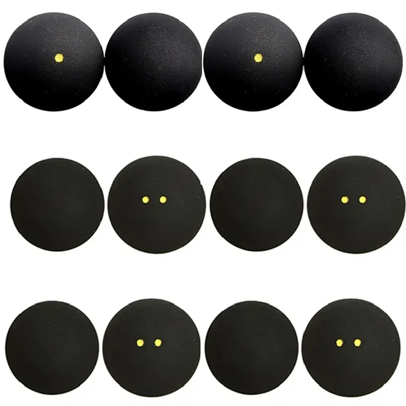 1PC 37mm Squash Ball Yellow Red Blue Dot Rubber Squash Racquet Balls Squash Speed Training High Elasticity Bouncing Ball