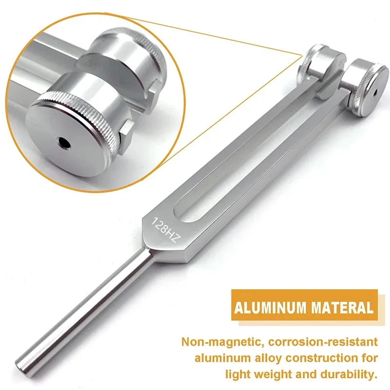 128-Hz-Stimmgabel für DNA-Reparatur, Heilung, Nervensystem, Testen, Stimmgabel, Gesundheitspflege, hält Körper, Geist und Seele in perfekten Har