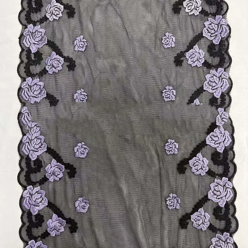 

20Yards Bilateral Embroidery Lace Trim Fabric Skirt Hem For Clothes Sewing Accessories Lingerie Wedding Dress