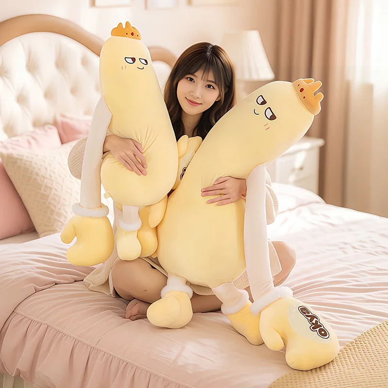 OKYA Mango King Plush Pillow Soft Squishy Hugging Doll Soothing Stuffed Toy Birthday Gift For Girlfriend