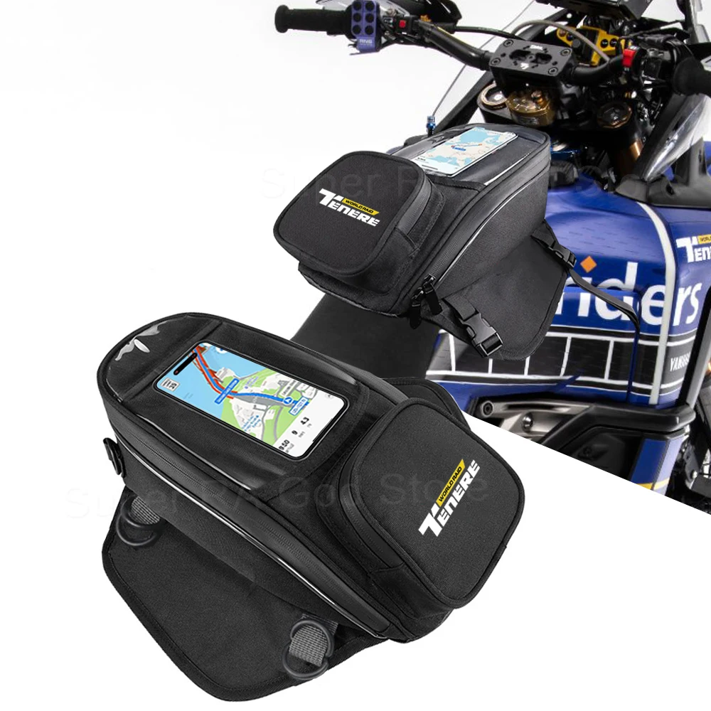 

For Tenere 700 World Raid 2022 Motorcycle fuel tank navigation pack is waterproof