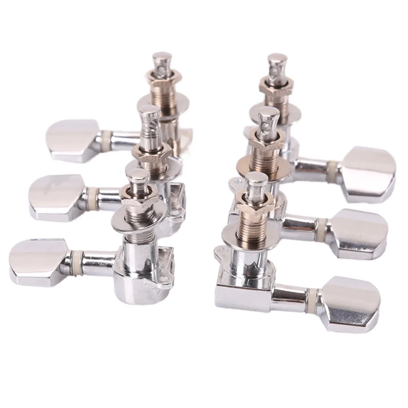 

STLF 3R 3L 6-Piece Set Chrome Enclosed Guitar Tuning Pegs Acoustic Guitar Machine Tuners Stringed Instruments Parts & Accessorie