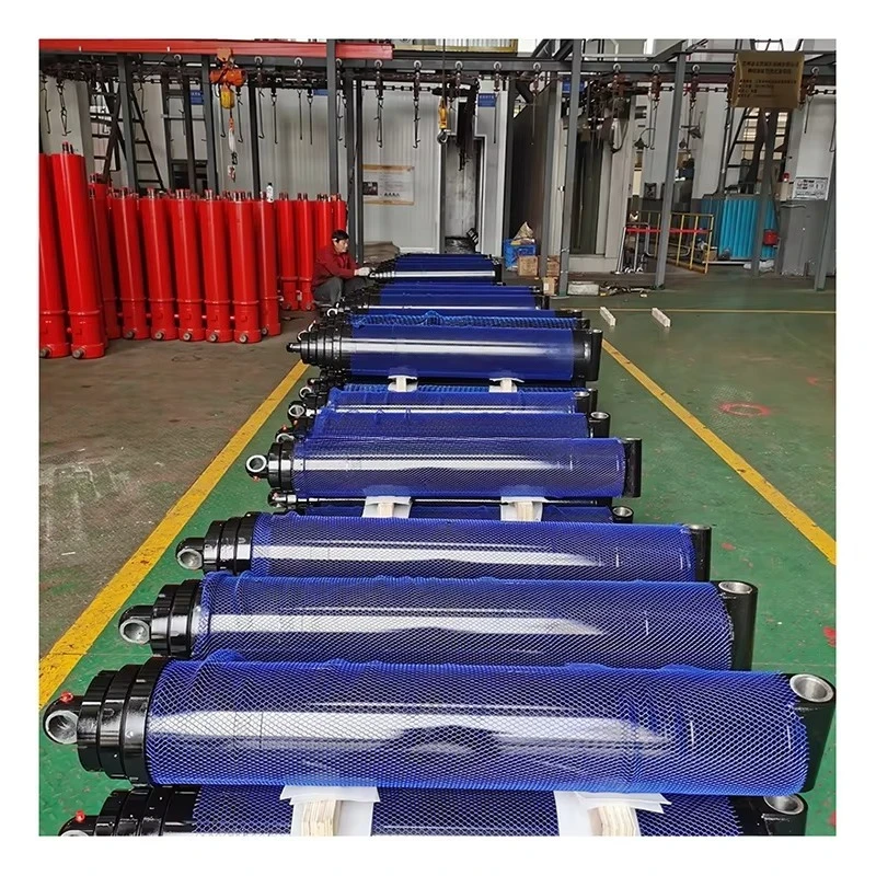 Cilindro Idraulico Telescopico di Alta Qualità per Rimorchi Ribaltabili