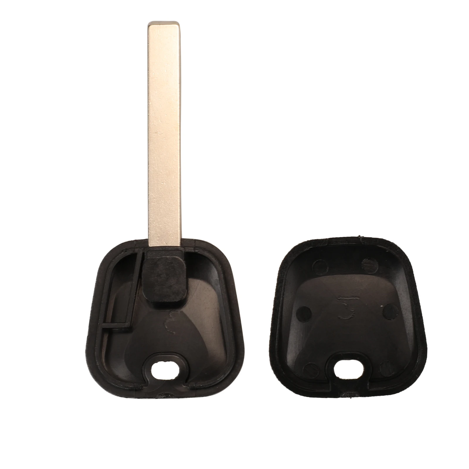 Jingyuqin Transponder remoto chave do carro habitação chip capa chave para Chevrolet Fob Case Chip Set