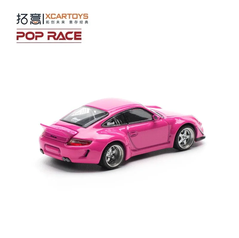 

**Pre-Order** Xcartoys x POP RACE 1:64 RWB 997 Pink Diecast Model Car