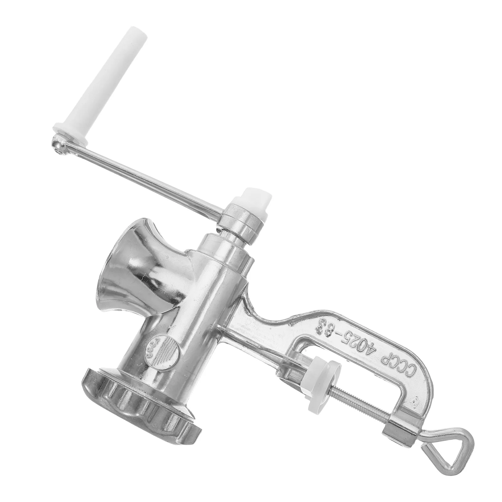 

Premium Manual Meat Mincer Sausage Mince Silver Efficient Processing Kitchen Accessory Home Butcher Shop Restaurant