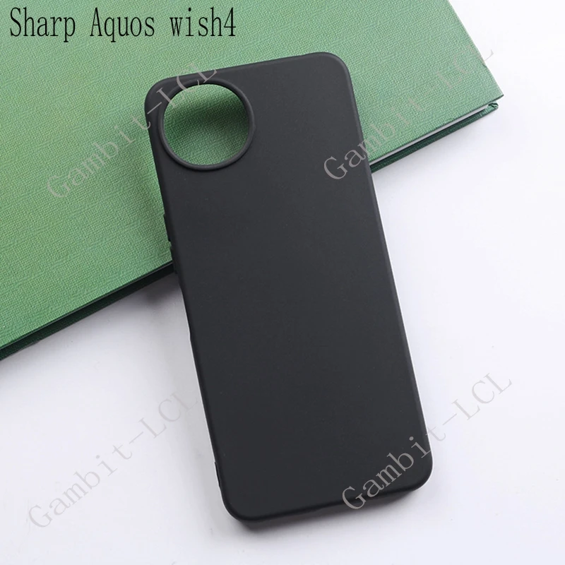 Funda anticaída para Sharp Aquos Wish4 Wish 4, 6,6 ", 2024, funda trasera Original de silicona suave TPU a prueba de golpes en Sharp AquosWish4