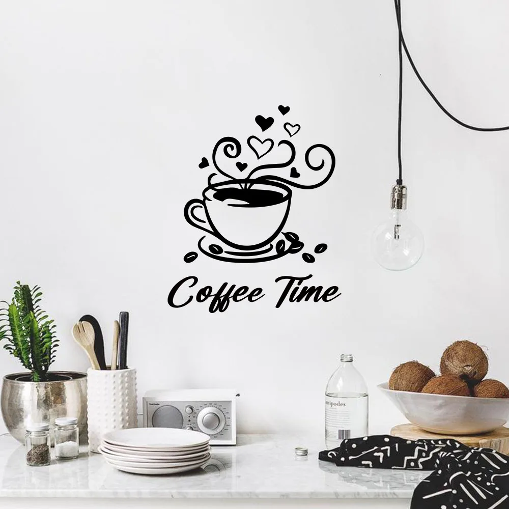 1PC Fashion Coffee Customizable Text Family Wall Stickers Mural Art Home Decor For Living Room Decor Vinyl Art Decal