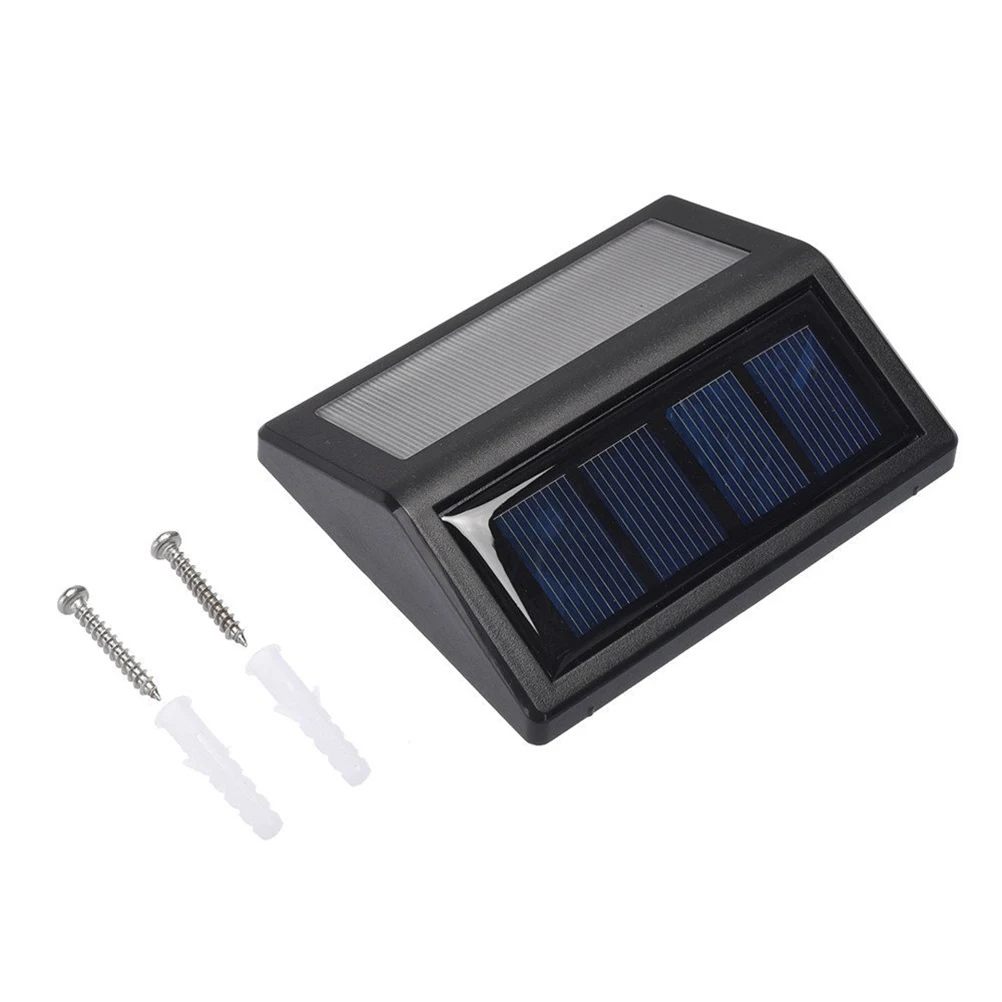 

2Pcs Solar Lights Fence Path Outdoor Lighting Deck Garden IP55 Waterproof Solar Deck Lights Brightness