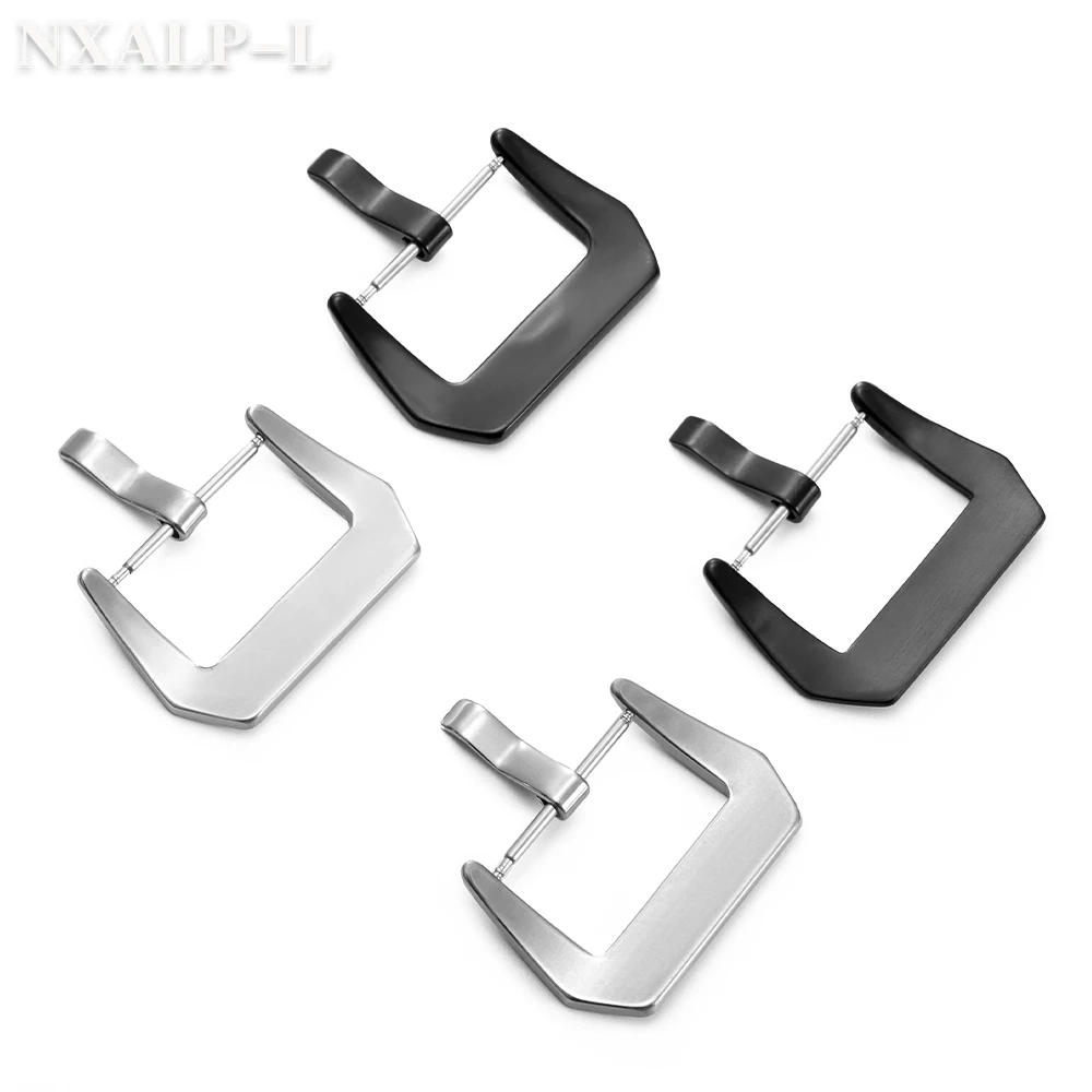 304 สแตนเลสสตีลนาฬิกาสําหรับ Panerai PAM Universal Watch Band Clasp Matte & Polished Solid Pin Buckle 16/18 /20/22/24/26 มม.