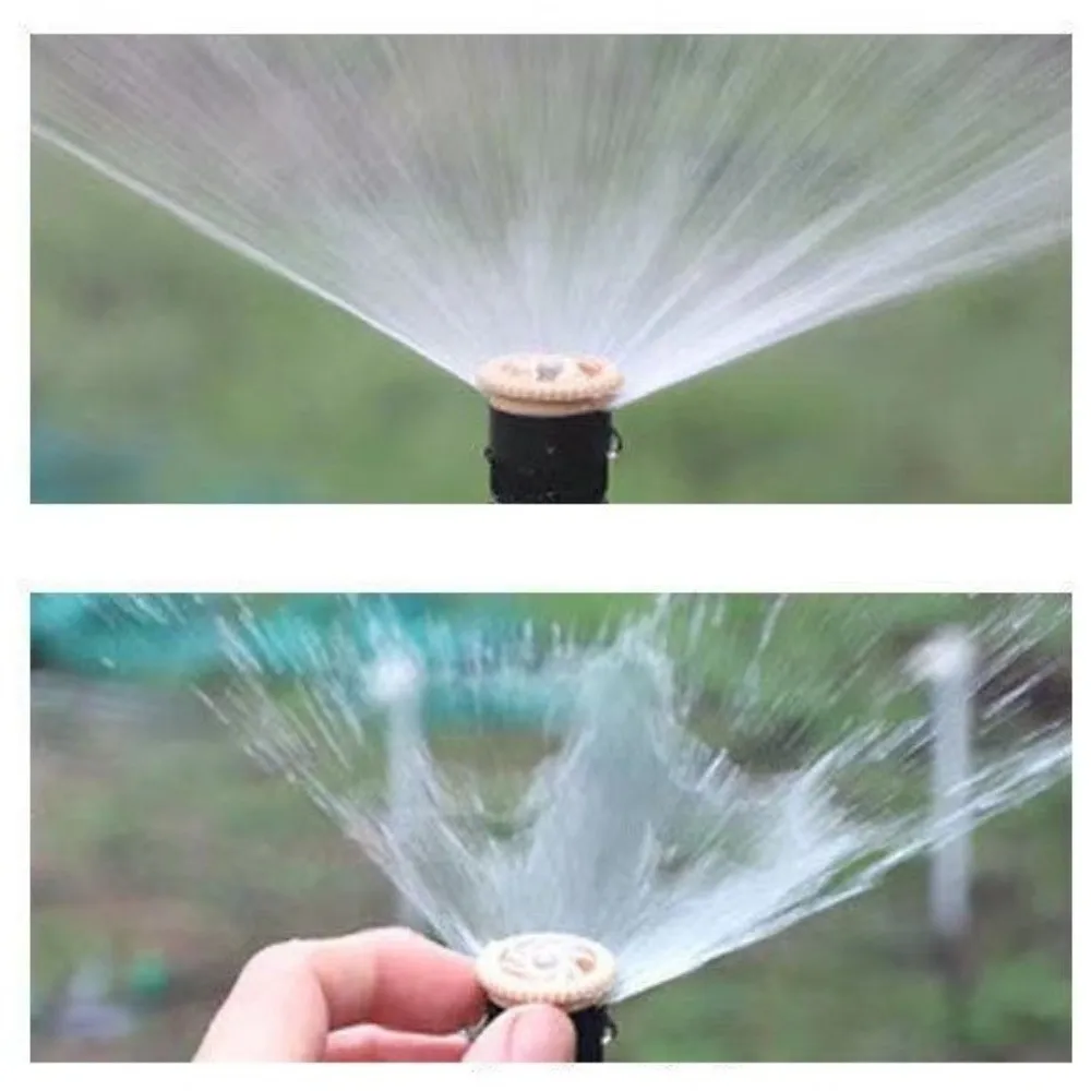 3Pcs 360° Rotation Automatic Lawn Sprinkler Adjustable Nozzle Buried Plug Rotating Sprinkler Watering System Large Area Coverage