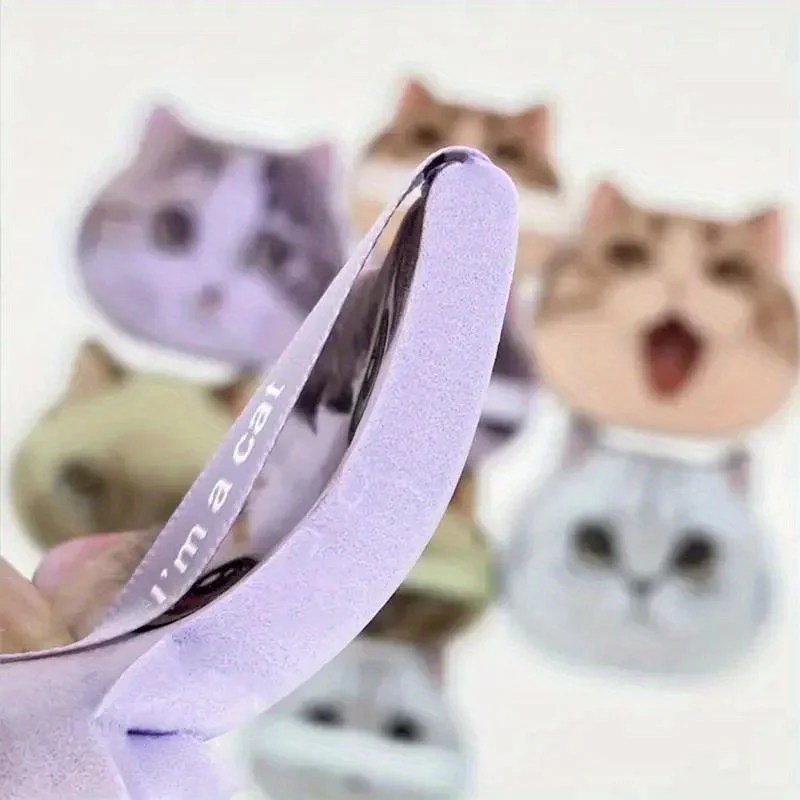 ฟองน้ำแต่งหน้ารูปแมวน่ารัก นุ่ม ใช้ได้ทั้งแบบเปียกและแบบแห้ง ปราศจากน้ำหอม - เนื้อสัมผัสเรียบเนียน ดีไซน์สนุกสนาน