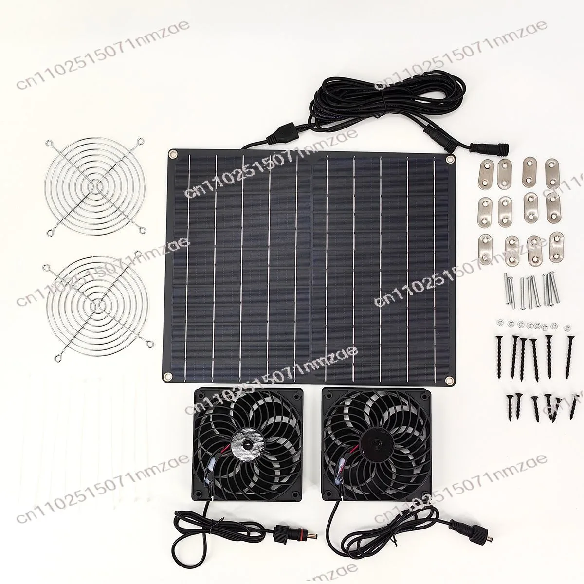 

15 Вт 12 В комплект вентиляторов на солнечной энергии IPX7 водонепроницаемые солнечные вентиляторы комплект солнечных панелей с двойным вентилятором для теплицы курятника
