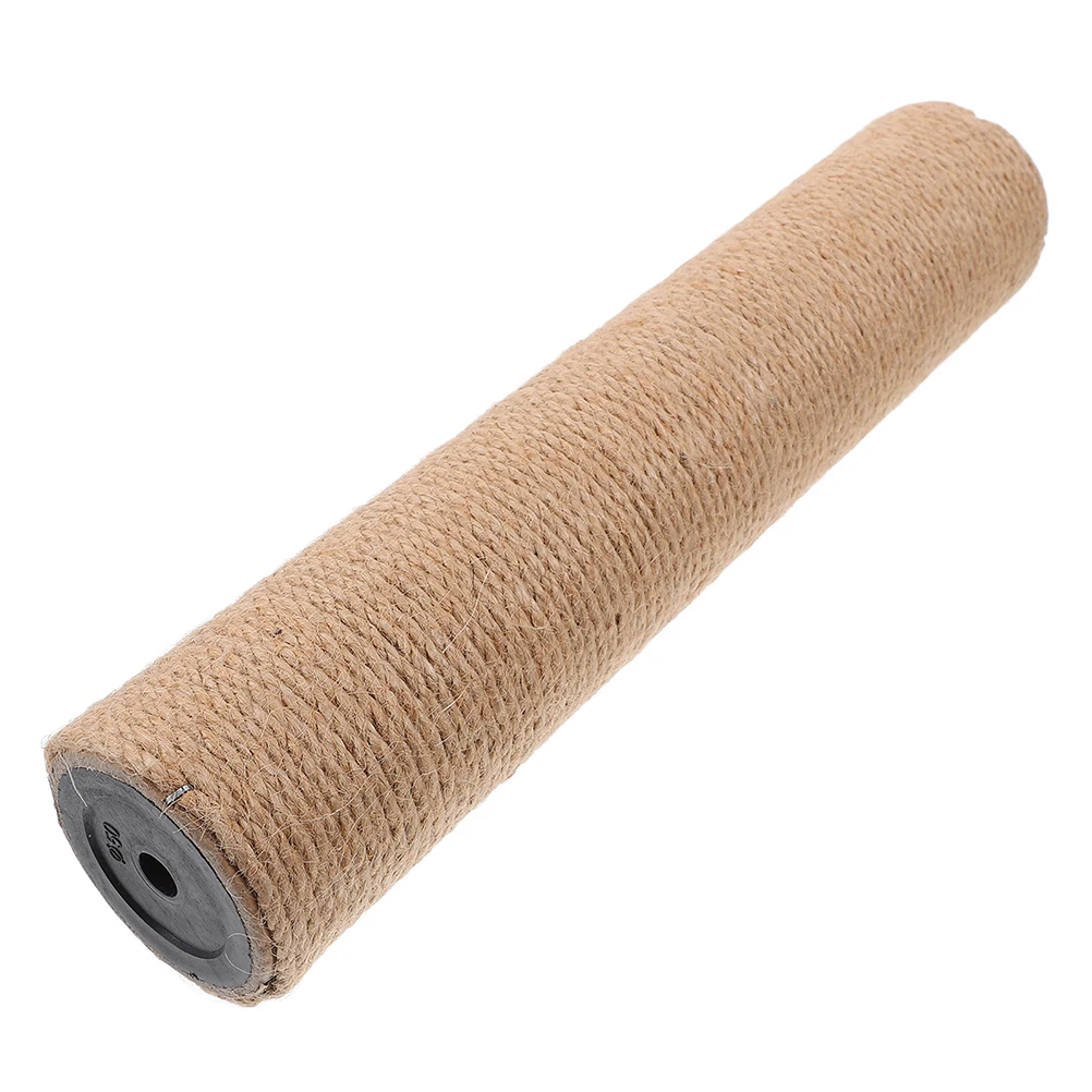 

Jute Rope Cat Scratching Post Durable Space-Saving Vertical Design For Indoor Cats Wear-Resistant Replacement Part