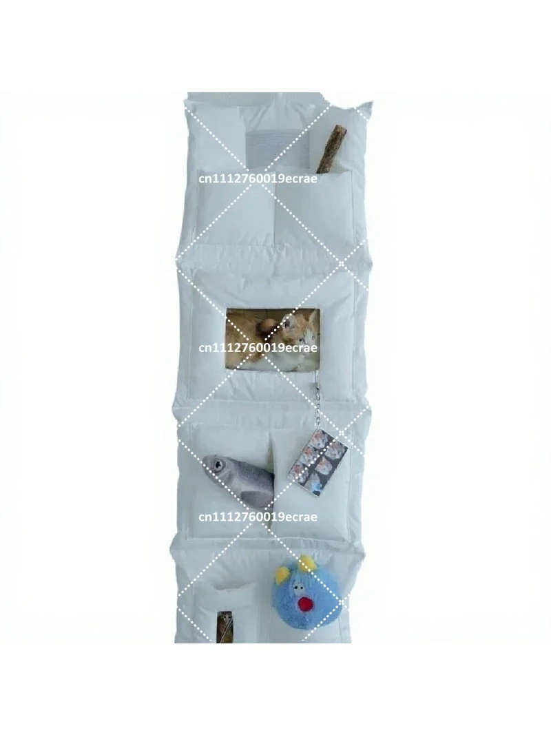 Multifunctional Behind Door Hanging Wardrobe Storage Bag for Clothes, Underwear, and Sundries, Wall Mounted Organizer
